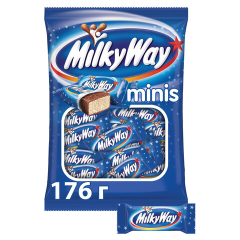 Шоколадные батончики MILKY WAY "Minis", 176 г, 2262