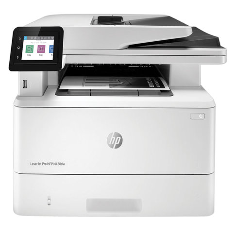 МФУ лазерное HP LaserJet Pro M428dw "3 в 1", А4, 38 стр./мин, 80000 стр./мес., ДУПЛЕКС, АПД, Wi-Fi, сетевая карта, W1A31A