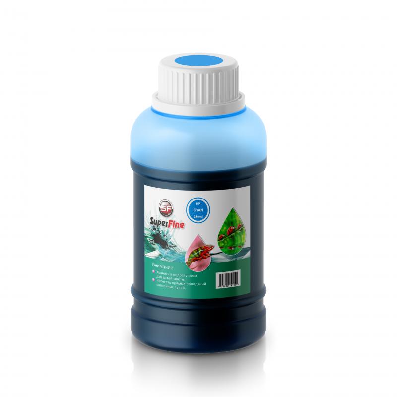 Чернила HP Dye ink (водные) универсальные 250 ml cyan SuperFine